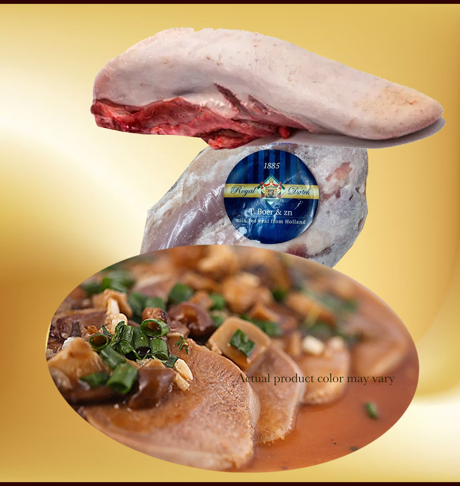 Milk Fed Veal Tongue from Holland